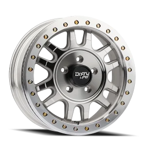 Dirty Life – CANYON PRO – Silver – 15″x7″ 13mm – Summer Wheels – 9309R-57101M